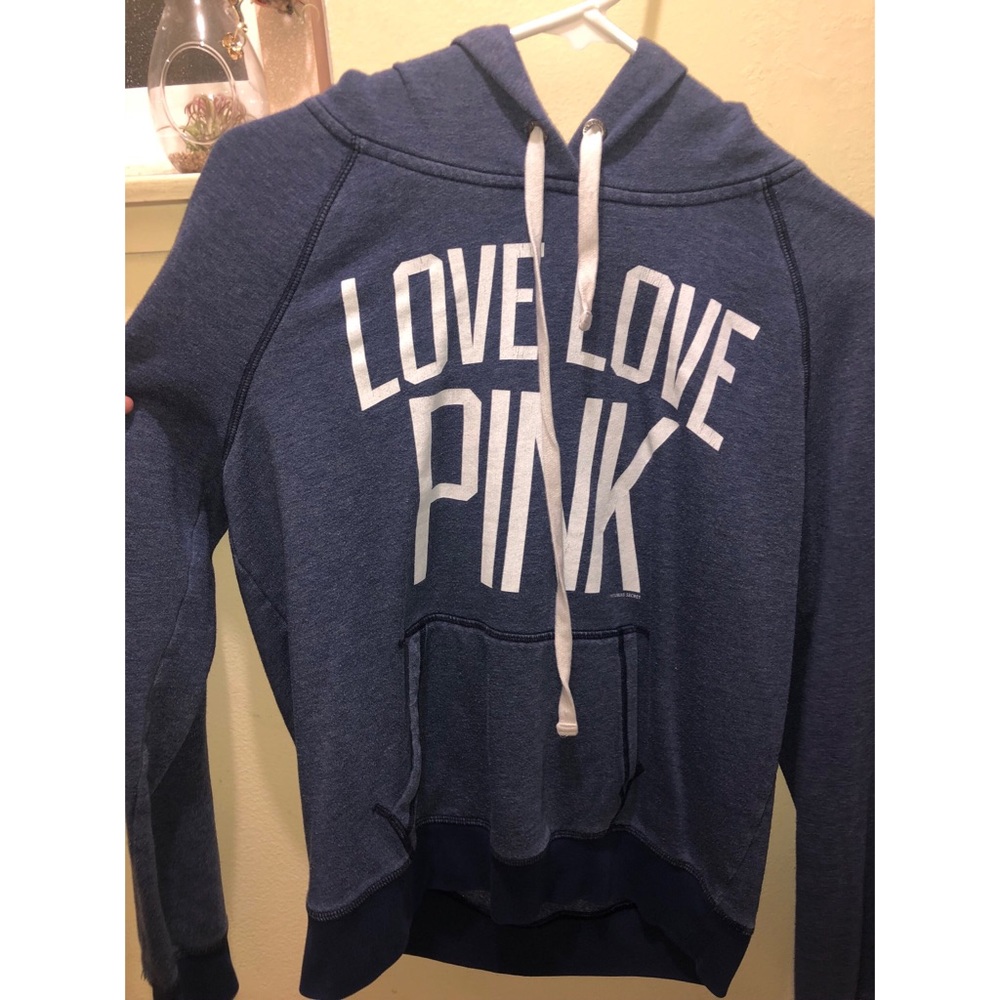 PINK hoodie! Size L